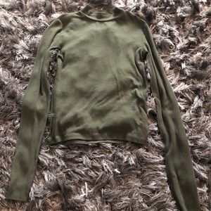 ZARA ARMY GREEN TURTLENECK